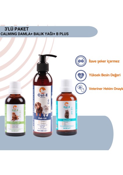 Plus B Damla & Fish Oil & Calming Damla