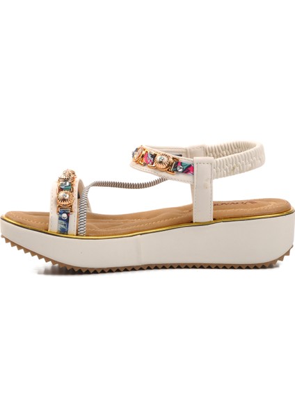 Ayakmod Beyaz Kadın Sandalet fiyatları