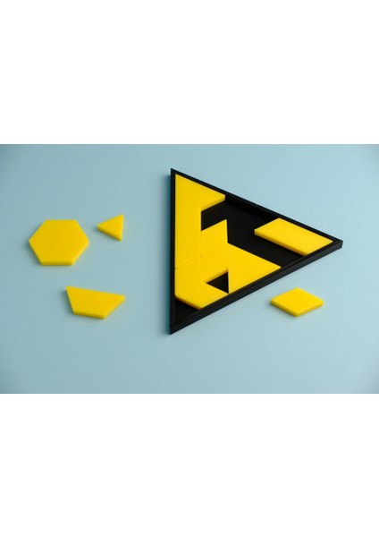 Çocuklar Için Üçgen Bulmaca Puzzle
