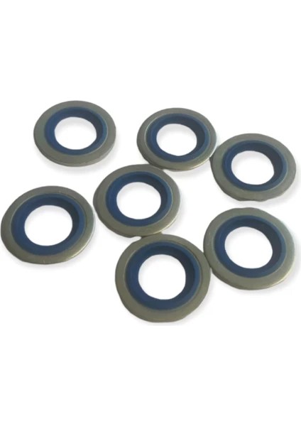 Kauçuk O-Ringli Süper Pul (Bonded Seal , Kauçuklu Pul ) 100 Lü Paket 1/4 Inç