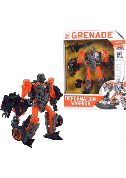 Deformation Warrior Robota Dönüşen Araba Optimus Prime Grimlock 18 cm