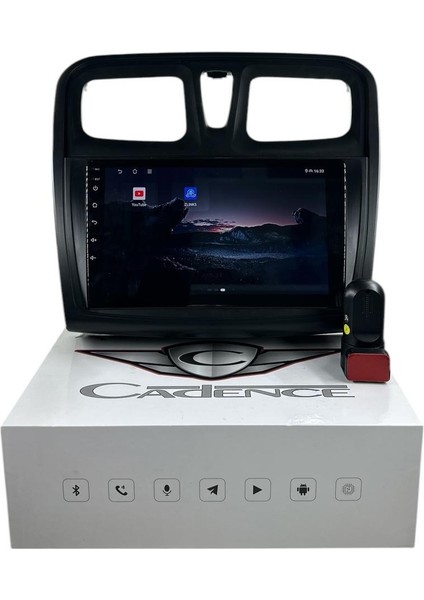 Sandero-Symbol 2014-2019 Cadence R15 (Dvr Kayıt Cihazı Hediye) Pro Oem Multimedia fiyatları