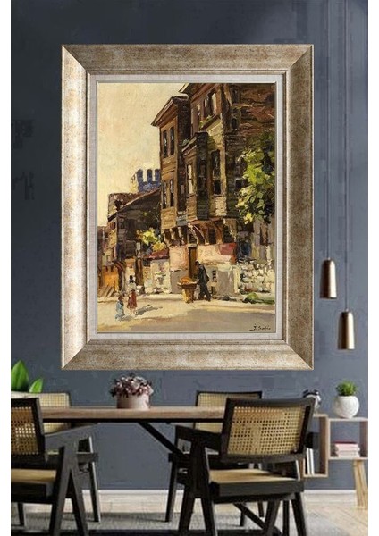 Gümüş Çerçeveli Paspartulu Tablo RI11