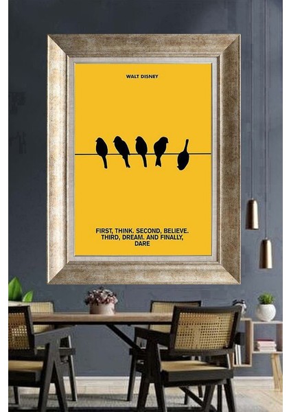 Gümüş Çerçeveli Paspartulu Tablo RI633