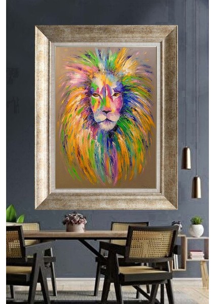 Gümüş Çerçeveli Paspartulu Tablo RI1048