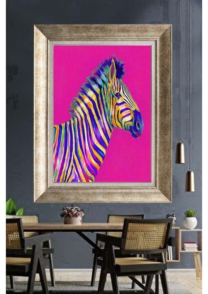 Gümüş Çerçeveli Paspartulu Tablo RI2005