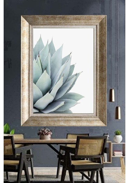 Gümüş Çerçeveli Paspartulu Tablo RI2394