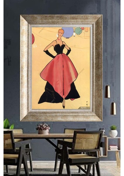 Gümüş Çerçeveli Paspartulu Tablo RI2355