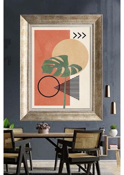 Gümüş Çerçeveli Paspartulu Tablo RI1904