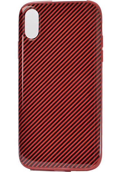 iPhone Xr Kılıf Karbon Fiber Dizaynlı Vio Kılıf