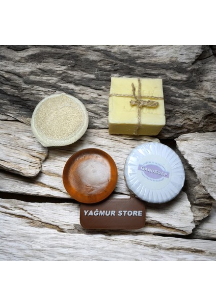 Transparent Soap ve Keçi Sütlü Sabun + El Yapımı Eşek Sütü Sabunu Hediyeli