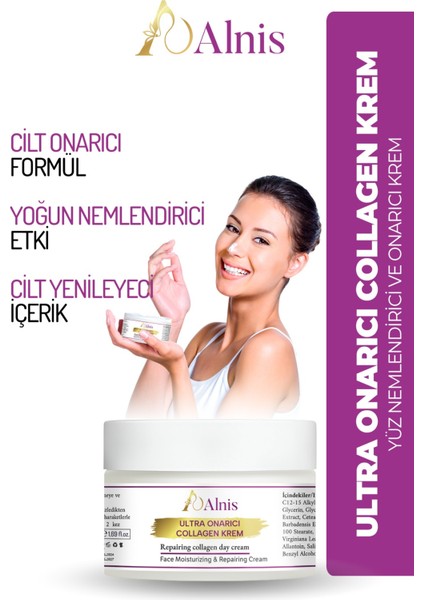 Yoğun Besleyici Yatıştırıcı ve Nemlendirici Ultra Onarıcı Collagen Krem