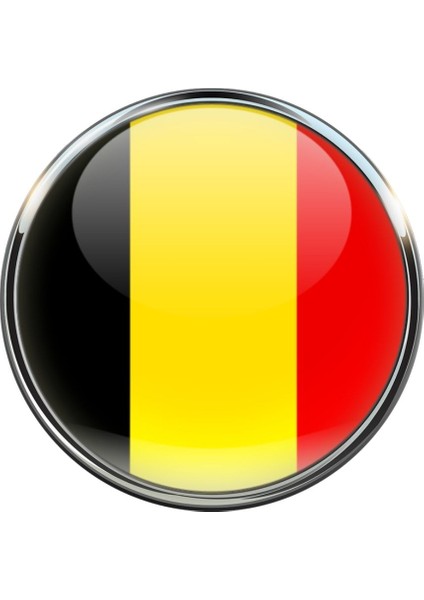 Belçika Belgium Yaka Rozeti Ülke Bayrağı Paslanmaz Çelik Iğneli 3D Yuvarlak Camlı Rozet fiyatları