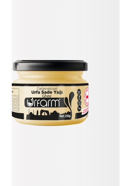 Sadeyağ (Ghee) 250 Gr. – Laktozsuz, Kazeinsiz, Ketojenik Saf Yağ Sade Yağ