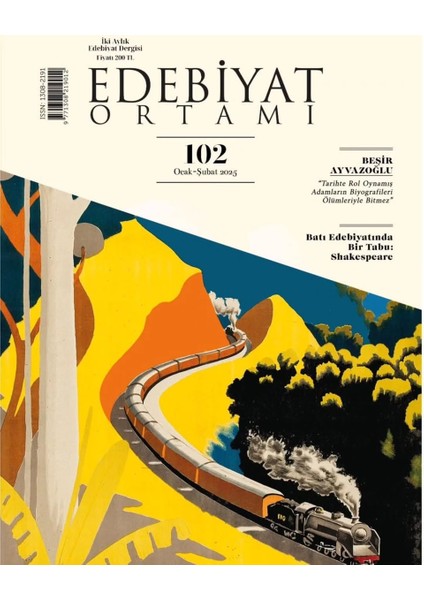 Edebiyat Ortamı Dergi 102. Sayı - Ocak - Şubat 2025