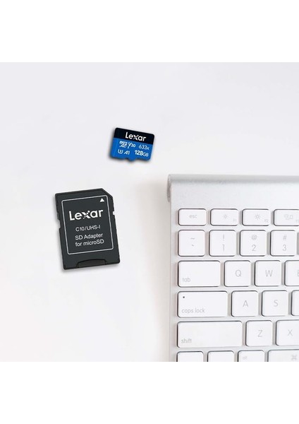 128GB 633X Microsdxc Uhs-I U3 100/45 Mb/sn Yüksek Performanslı Microsd Hafıza Kartı