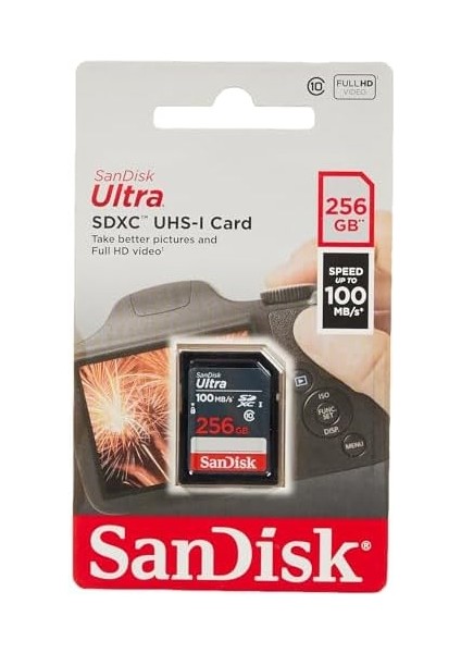 Ultra 256GB Sdxc Memory Card 100MB/S