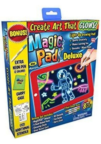 Magic Pad Çocuk Eğitici Sihirli Işıklı Kalemli Öğretici Pili Pad fiyatları