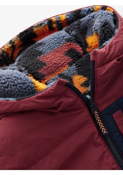 Next Bordo Çift Taraflı Polar Ceket indirimleri