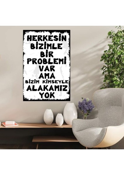 Ahşap Retro Mdf Poster , Komik Sözler , Duvar Yazıları , Manzara , Tarih , Edebiyat - TBL0319