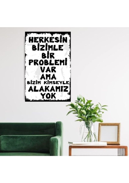 Ahşap Retro Mdf Poster , Komik Sözler , Duvar Yazıları , Manzara , Tarih , Edebiyat - TBL0319