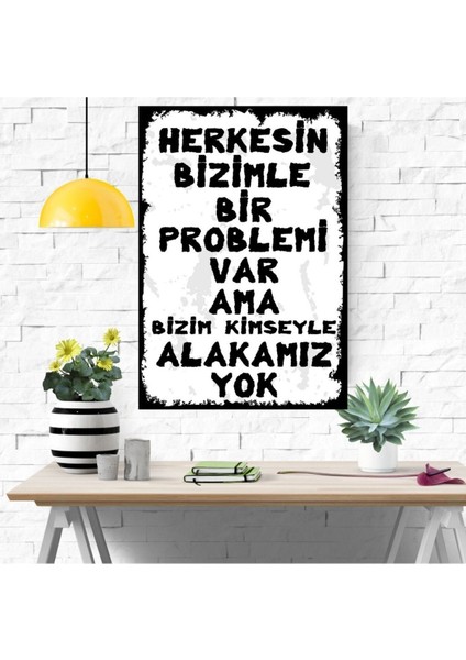 Ahşap Retro Mdf Poster , Komik Sözler , Duvar Yazıları , Manzara , Tarih , Edebiyat - TBL0319