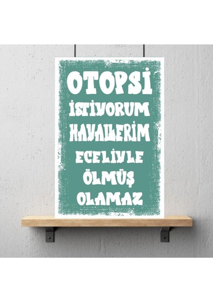 Ahşap Retro Mdf Poster , Komik Sözler , Duvar Yazıları , Manzara , Tarih , Edebiyat - TBL0305