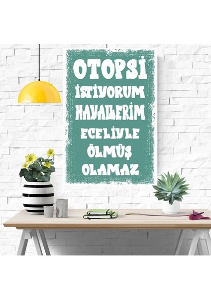 Ahşap Retro Mdf Poster , Komik Sözler , Duvar Yazıları , Manzara , Tarih , Edebiyat - TBL0305