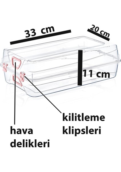 Lüx Kadın Ayakkabı Saklama Düzenleme Kutusu (33X20X11)