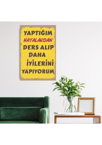 Ahşap Retro Mdf Poster , Komik Sözler , Duvar Yazıları , Manzara , Tarih , Edebiyat - TBL0293