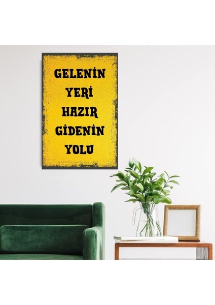 Ahşap Retro Mdf Poster , Komik Sözler , Duvar Yazıları , Manzara , Tarih , Edebiyat - TBL0317