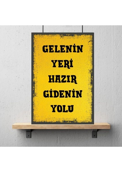 Ahşap Retro Mdf Poster , Komik Sözler , Duvar Yazıları , Manzara , Tarih , Edebiyat - TBL0317