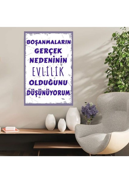 Ahşap Retro Mdf Poster , Komik Sözler , Duvar Yazıları , Manzara , Tarih , Edebiyat - TBL0287