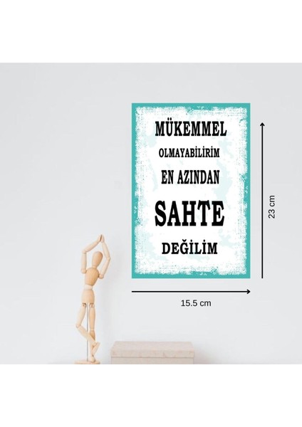 Ahşap Retro Mdf Poster , Komik Sözler , Duvar Yazıları , Manzara , Tarih , Edebiyat - TBL0291