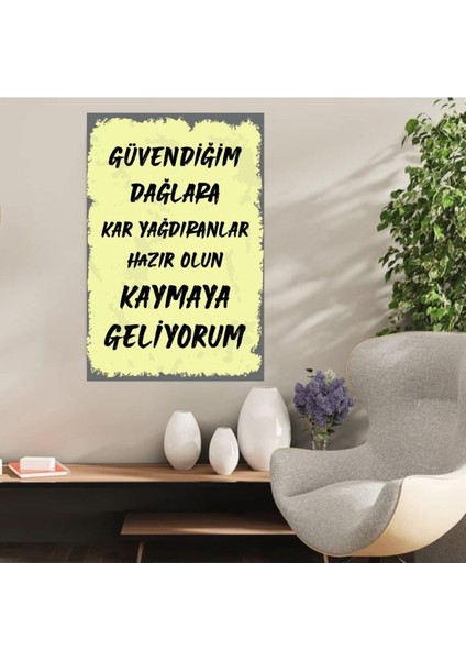 Ahşap Retro Mdf Poster , Komik Sözler , Duvar Yazıları , Manzara , Tarih , Edebiyat - TBL0303
