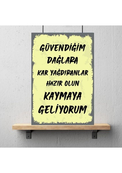 Ahşap Retro Mdf Poster , Komik Sözler , Duvar Yazıları , Manzara , Tarih , Edebiyat - TBL0303