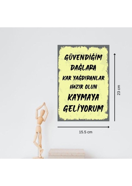 Ahşap Retro Mdf Poster , Komik Sözler , Duvar Yazıları , Manzara , Tarih , Edebiyat - TBL0303
