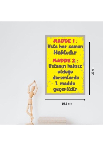 Ahşap Retro Mdf Poster , Komik Sözler , Duvar Yazıları , Manzara , Tarih , Edebiyat - TBL0309