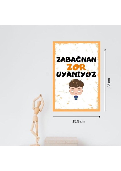 Ahşap Retro Mdf Poster , Komik Sözler , Duvar Yazıları , Manzara , Tarih , Edebiyat - TBL00301