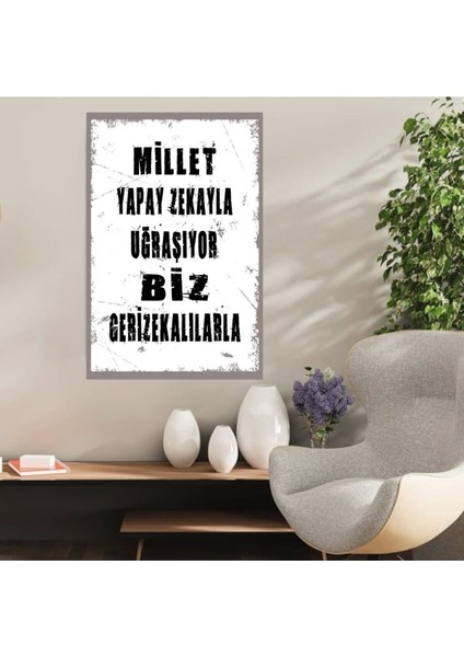 Ahşap Retro Mdf Poster , Komik Sözler , Duvar Yazıları , Manzara , Tarih , Edebiyat - TBL0299