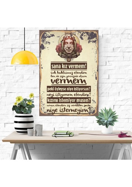 Ahşap Retro Mdf Poster , Komik Sözler , Duvar Yazıları , Manzara , Tarih , Edebiyat - TBL0406 fırsatları