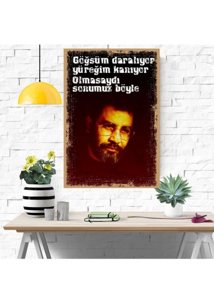 Ahşap Retro Mdf Poster , Komik Sözler , Duvar Yazıları , Manzara , Tarih , Edebiyat - TBL0451