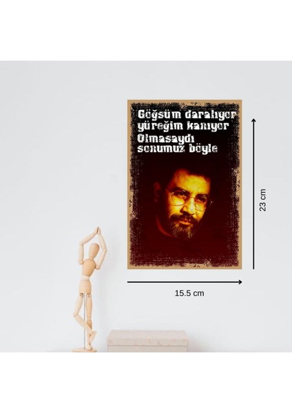 Ahşap Retro Mdf Poster , Komik Sözler , Duvar Yazıları , Manzara , Tarih , Edebiyat - TBL0451