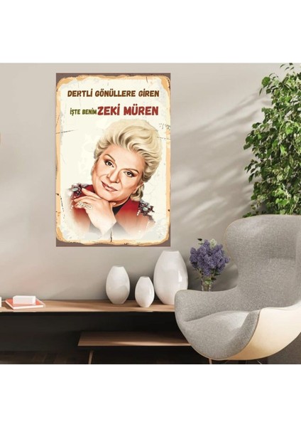 Ahşap Retro Mdf Poster , Komik Sözler , Duvar Yazıları , Manzara , Tarih , Edebiyat - TBL0414