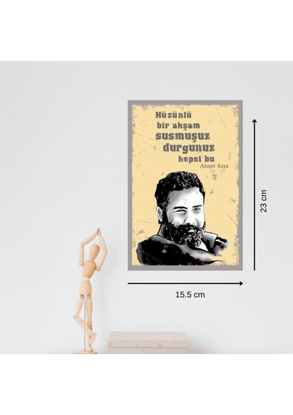 Ahşap Retro Mdf Poster , Komik Sözler , Duvar Yazıları , Manzara , Tarih , Edebiyat - TBL0356