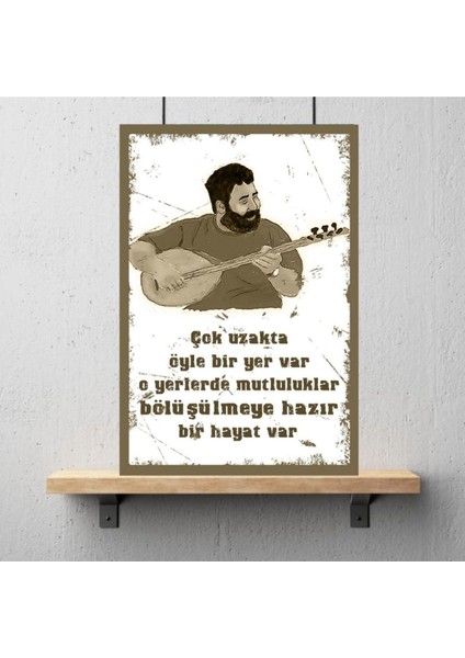 Ahşap Retro Mdf Poster , Komik Sözler , Duvar Yazıları , Manzara , Tarih , Edebiyat - TBL0347 modelleri
