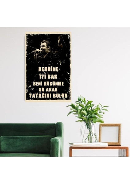 Ahşap Retro Mdf Poster , Komik Sözler , Duvar Yazıları , Manzara , Tarih , Edebiyat - TBL346