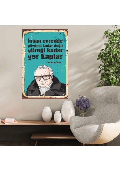 Ahşap Retro Mdf Poster , Komik Sözler , Duvar Yazıları , Manzara , Tarih , Edebiyat - TBL0424