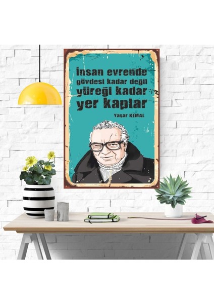 Ahşap Retro Mdf Poster , Komik Sözler , Duvar Yazıları , Manzara , Tarih , Edebiyat - TBL0424