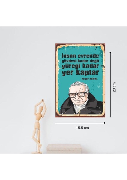 Ahşap Retro Mdf Poster , Komik Sözler , Duvar Yazıları , Manzara , Tarih , Edebiyat - TBL0424